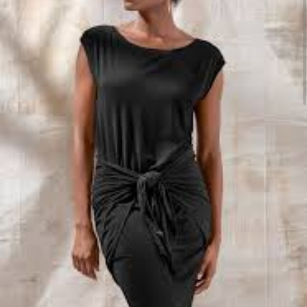 PrAna midi cap sleeve dress